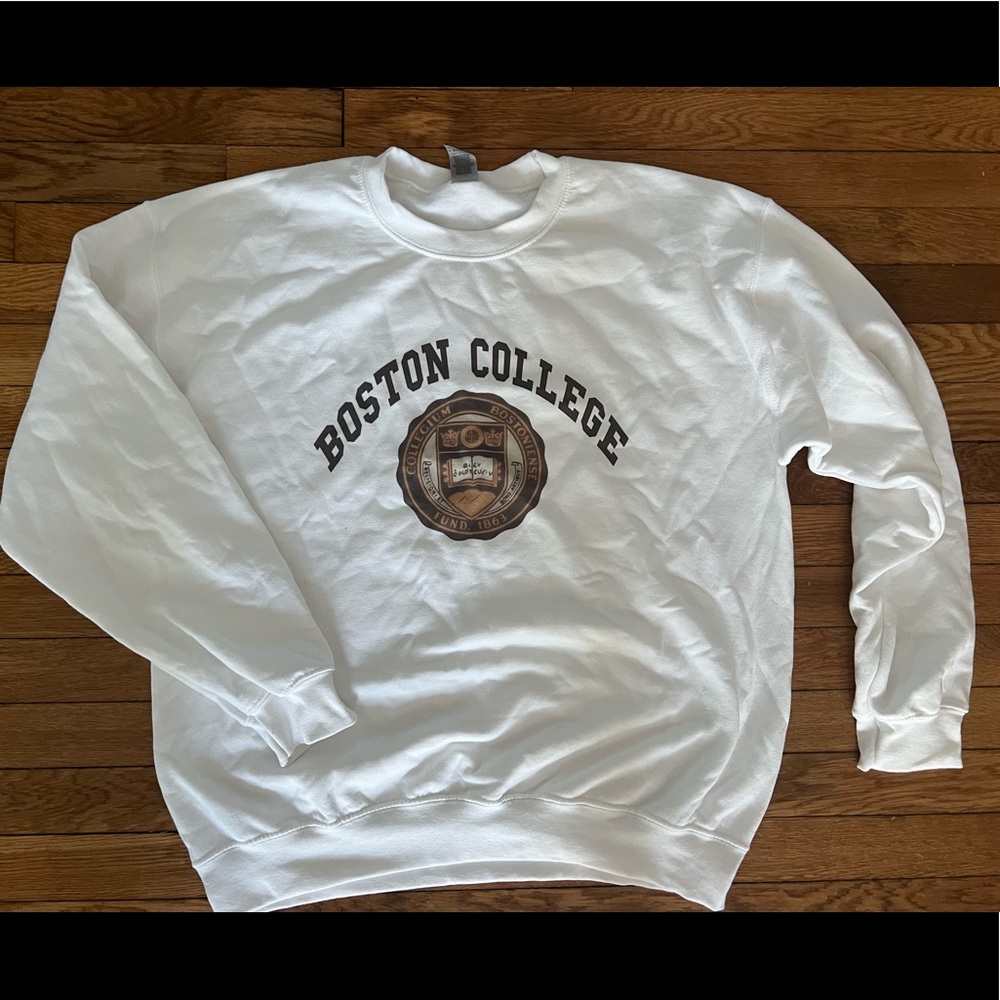 COPY - White Boston College Sweatshirt brand new with tags Size L